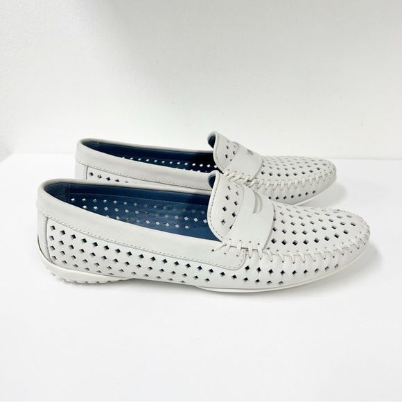 Robert Zur Suede Breeze Perforated Driving Moccasins Loafers 6.5 - Picture 5 of 7